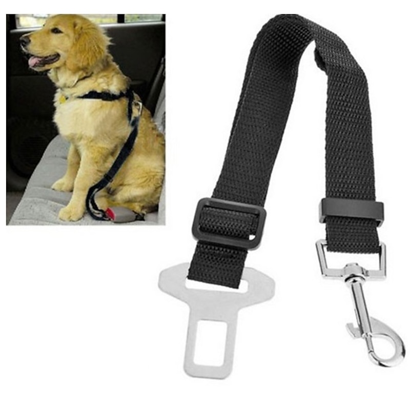 2pcs Pet Car Safety Belt Nylon Pets Dog Cat Seat Lead Leash Harness for Puppy Kitten Vehicle Security Leash Adjustable2