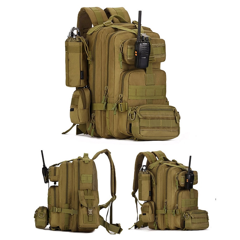 30L Military Tactical Backpack with Multiple Compartments - Durable and Spacious for Outdoor and Survival Gear3