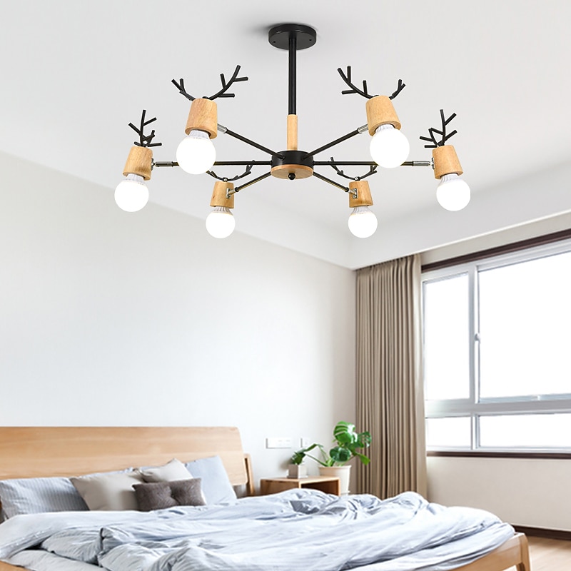 80 cm Sputnik Design Chandelier Metal Painted Finishes Contemporary Nordic Style 220-240V