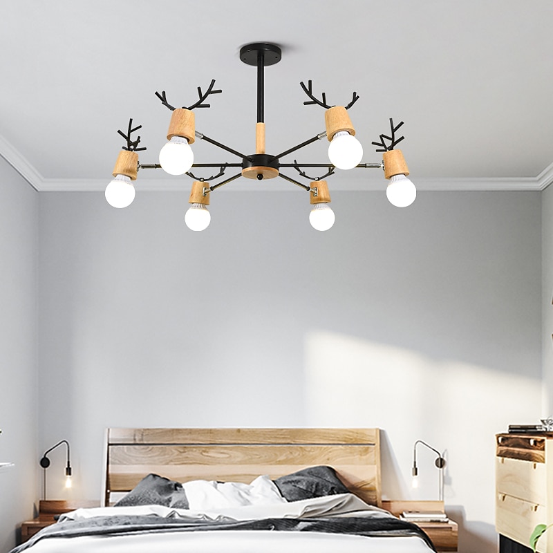 80 cm Sputnik Design Chandelier Metal Painted Finishes Contemporary Nordic Style 220-240V4