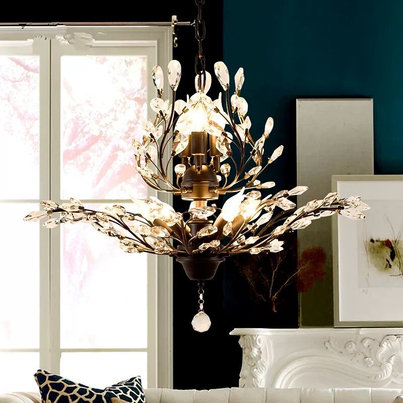 7-Light 60 cm Chandelier Metal Electroplated 110-120V 220-240V