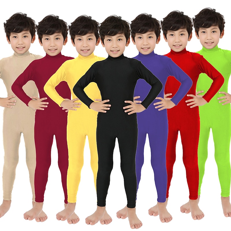 Jumpsuit Bodysuit Carnival Costume Full Body Suit Kid's Boys Girls' Charm Ordinary Sporty N / A Lycra Spandex Costume for Formal Sports & Outdoor Street New Year Kids Kid's