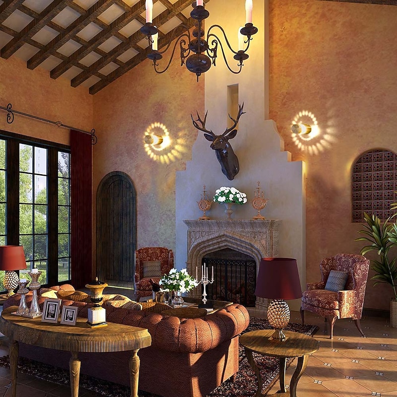 Dimmable Color Gradient Modern Nordic Style LED Wall Lights Aluminium Alloy Wall Light 90-264V 3 W4