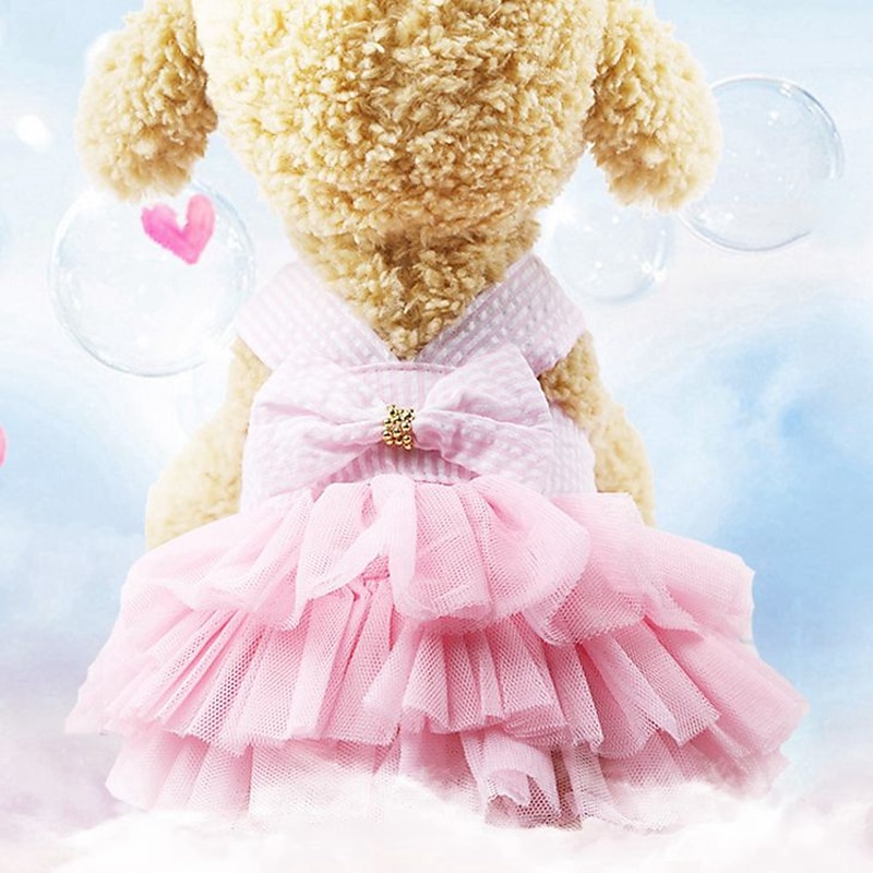 Dog Dress Party / Evening Sweet Style Dog Clothing for Husky Golden Retriever Dalmatian Japanese Spitz Bulldog4