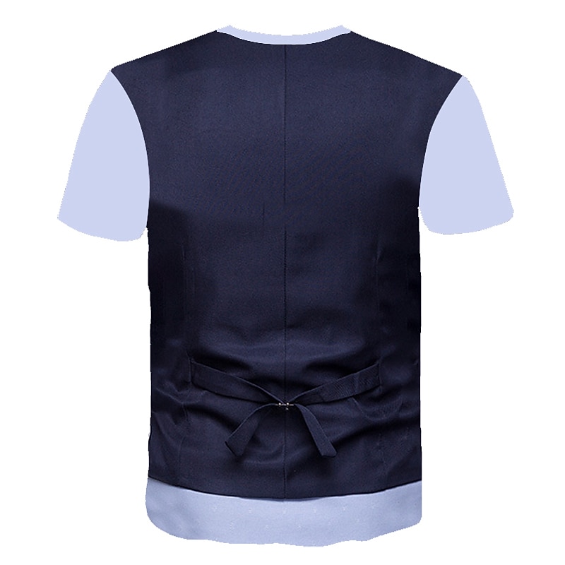 Men's Plus Size T shirt Tee Big and Tall Graphic Round Neck Print Short Sleeve Streetwear Business Big and Tall Work Going out Tops4