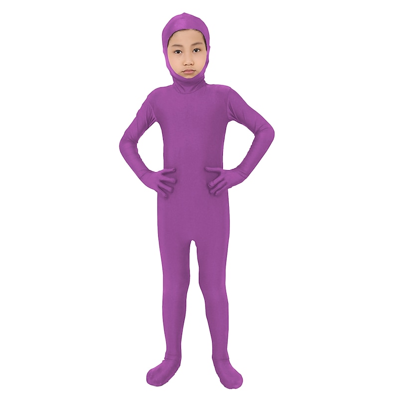 Jumpsuit Bodysuit Carnival Costume Full Body Suit Kings Day Men's Men Little Girl Anklet Cuff Charm N / A Lycra Spandex Costume for New Year Kids Kid's4