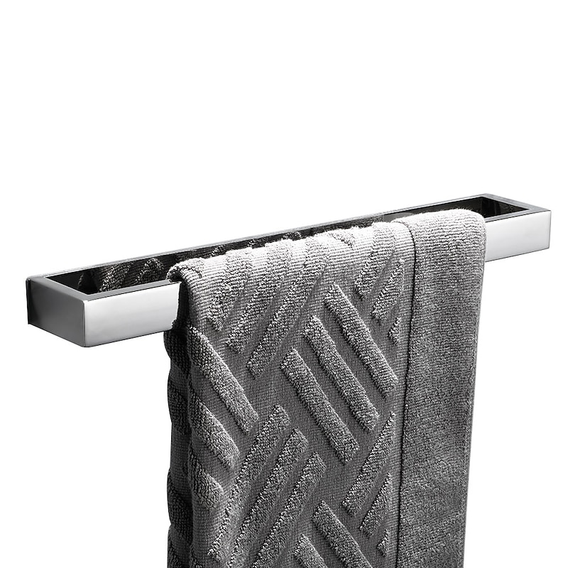 Towel Racks for Bathroom,Self-Adhesive Towel Bar Wall Mounted SUS304 Stainless Steel No Drill Towel Holders for Toilet Bathroom,Kitchen 40cm