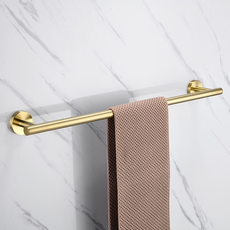 Towel Bar / Bathroom Shelf New Design / Creative Antique / Modern Stainless Steel / Low-carbon Steel / Metal 1pc - Bathroom 1-Towel Bar Wall Mounted2