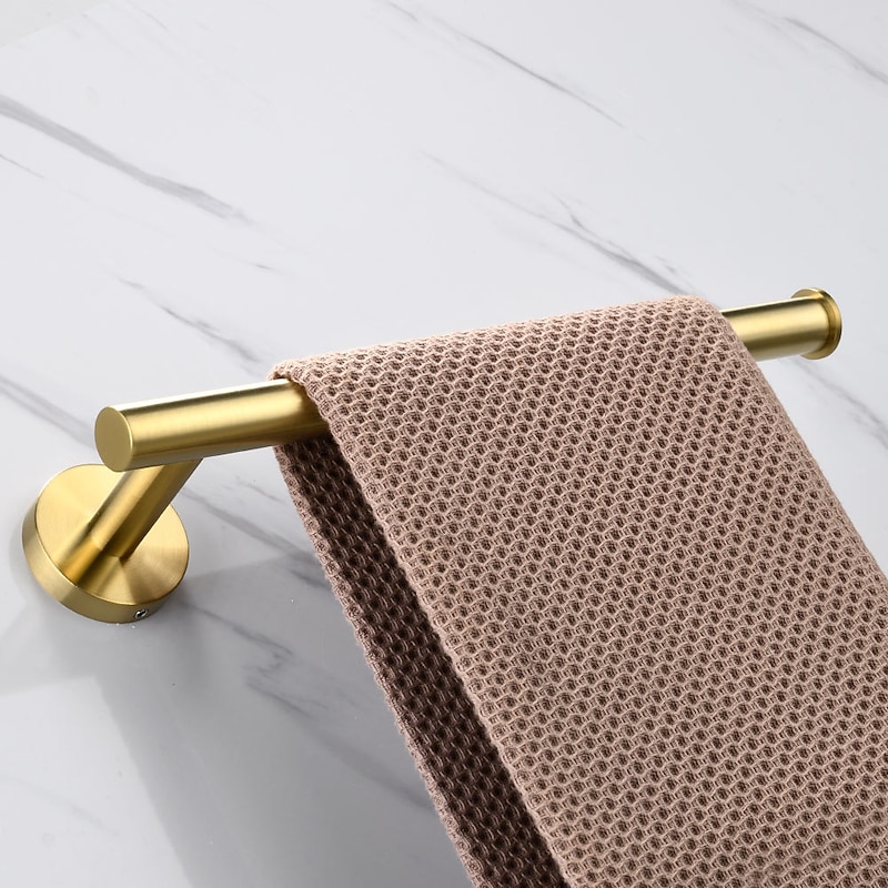 Towel Bar New Design / Creative Antique / Modern Stainless Steel / Low-carbon Steel / Metal 1pc - Bathroom towel ring Wall Mounted3
