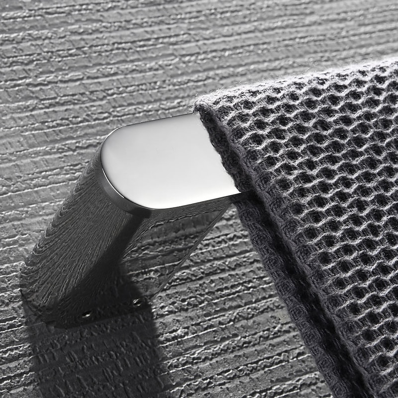 Towel Bar New Design / Creative Contemporary / Modern Stainless Steel / Low-carbon Steel / Metal 1pc - Bathroom towel ring Wall Mounted3