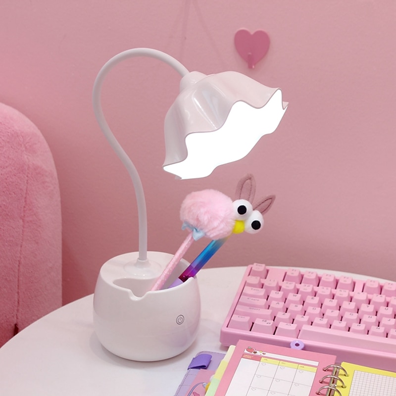 Desk Lamp Rechargeable / Eye Protection / Adjustable Modern Contemporary USB Powered For Study Room / Office / Girls Room DC 5V Blue / Blushing Pink / Green3