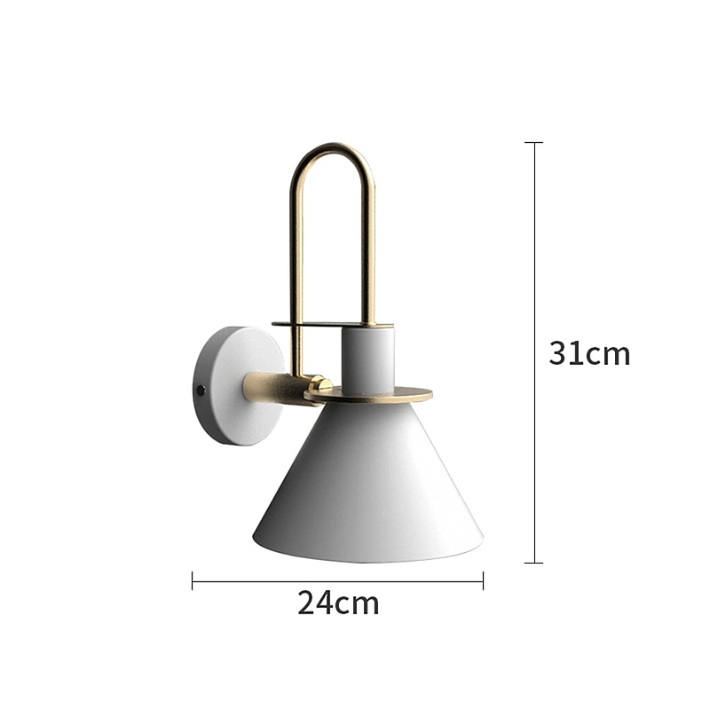 Traditional Classic Nordic Style Flush Mount wall Lights Living Room Bedroom Metal Wall Light IP24 110-120V 220-240V 40 W E26 E272