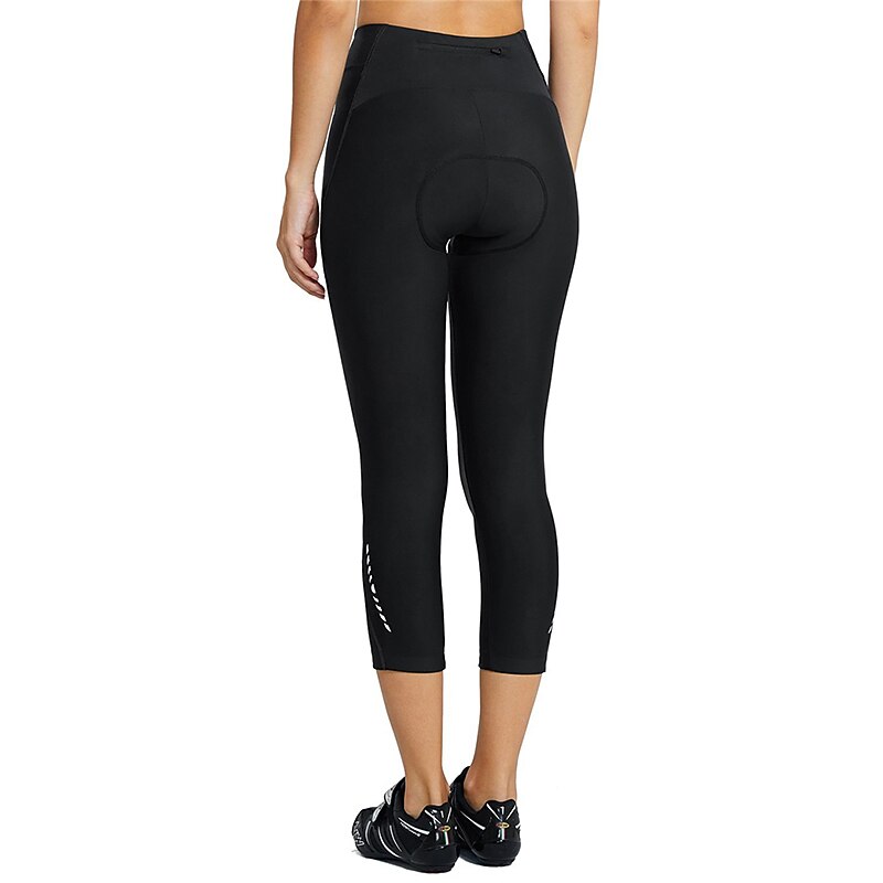 Women's Graphic Patterned Geometic Cycling Road Shorts Cycling 3/4 Tights Bike Pants Tights Form Fit Mountain Bike MTB Road Bike Cycling Sports 3D Pad Quick Dry Static-free Stretchy Black Spandex2