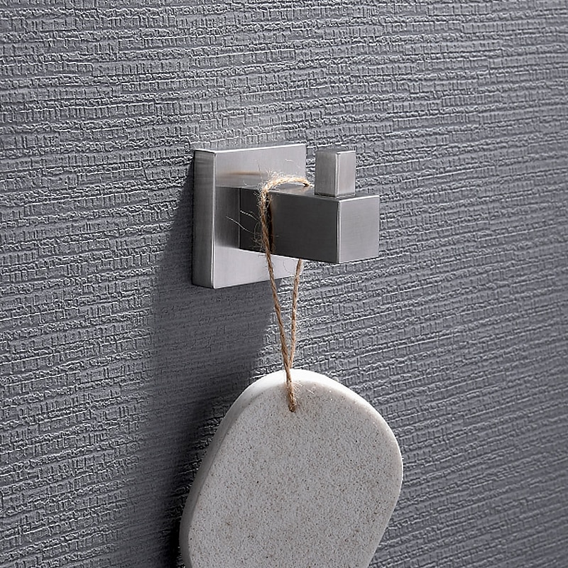 Robe Hook New Design / Creative Contemporary / Modern Stainless Steel / Low-carbon Steel / Metal 1pc - Bathroom Wall Mounted