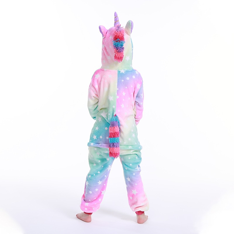 Kid's Printing Onesie Costume Carnival Costume Unicorn Onesie Pajamas Kigurumi Pajamas For Boys and Girls Carnival Cartoon3