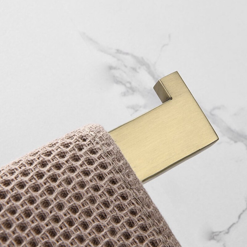 Towel Bar New Design / Creative Contemporary / Modern Stainless Steel / Low-carbon Steel / Metal 1pc - Bathroom Single / towel ring Wall Mounted3