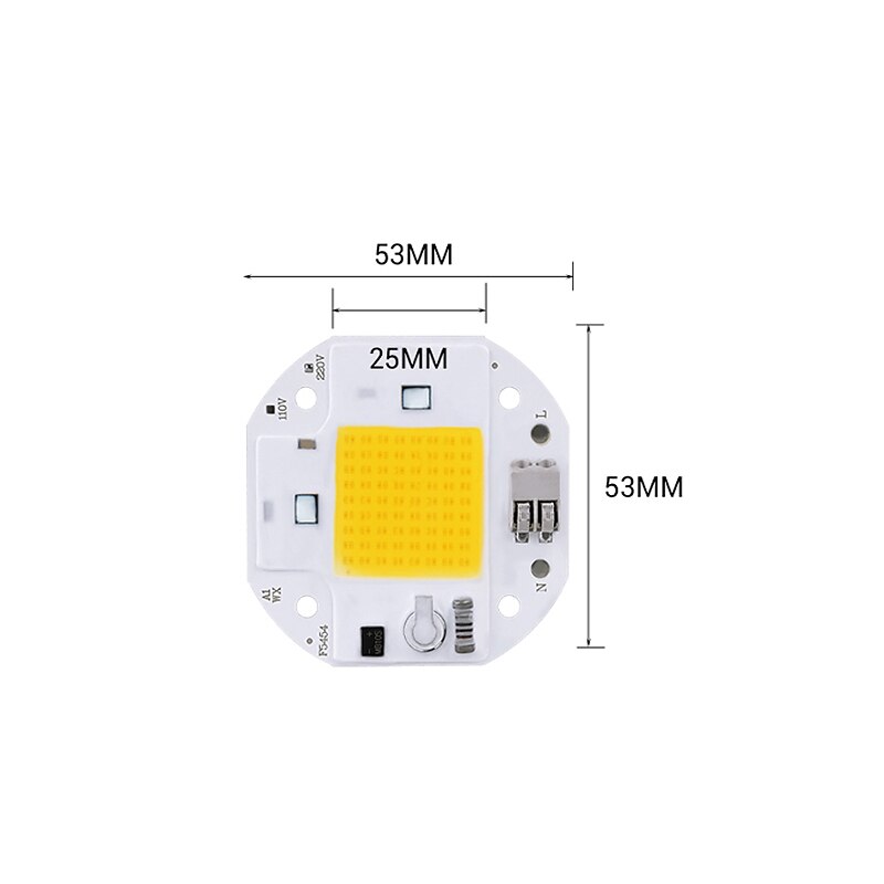 High Power 50W COB LED Chip SMD 110V Welding Free Diode for Lamp Beads DIY Lighting Smart IC No Need Driver4