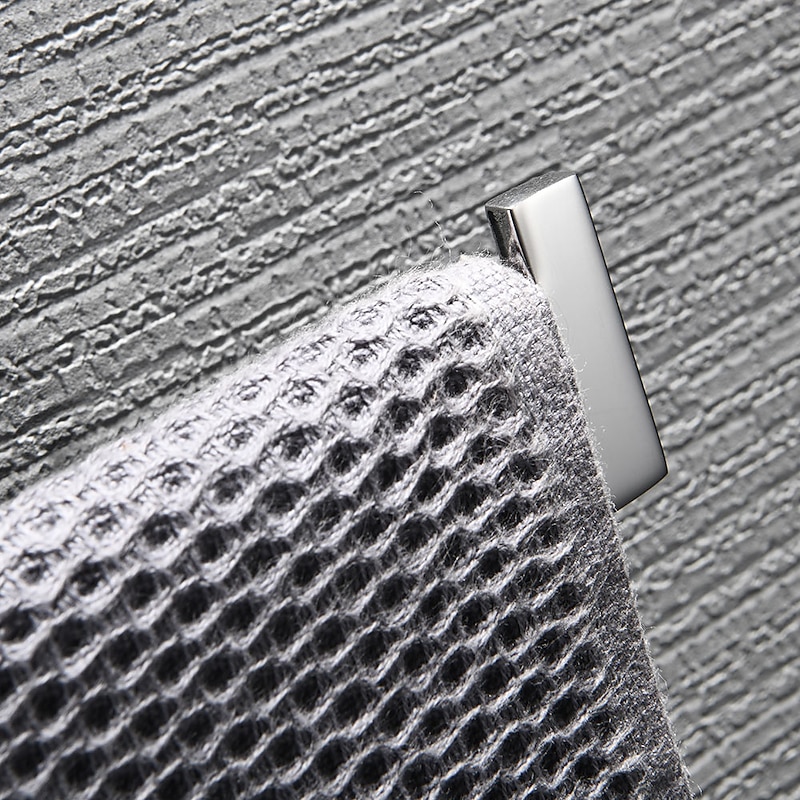 Towel Bar New Design / Creative Contemporary / Modern Stainless Steel / Low-carbon Steel / Metal 1pc - Bathroom towel ring Wall Mounted4