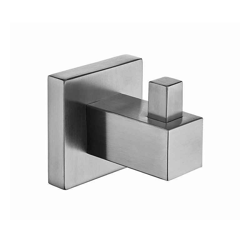Robe Hook New Design / Creative Contemporary / Modern Stainless Steel / Low-carbon Steel / Metal 1pc - Bathroom Wall Mounted4
