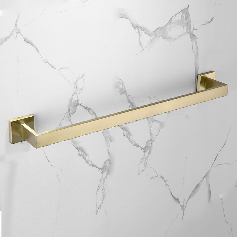 Towel Bar / Bathroom Shelf New Design / Creative Stainless Steel / Low-carbon Steel / Metal 1pc - Bathroom 1-Towel Bar2