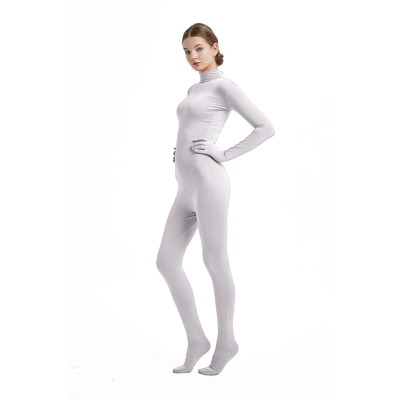 Zentai Suits Cosplay Costume Bodysuit Carnival Costume Full Body Suit Women's All Boys Cosplay Solid Color Lycra Spandex Costume for Halloween Carnival Children's Day Kid's Adults'3