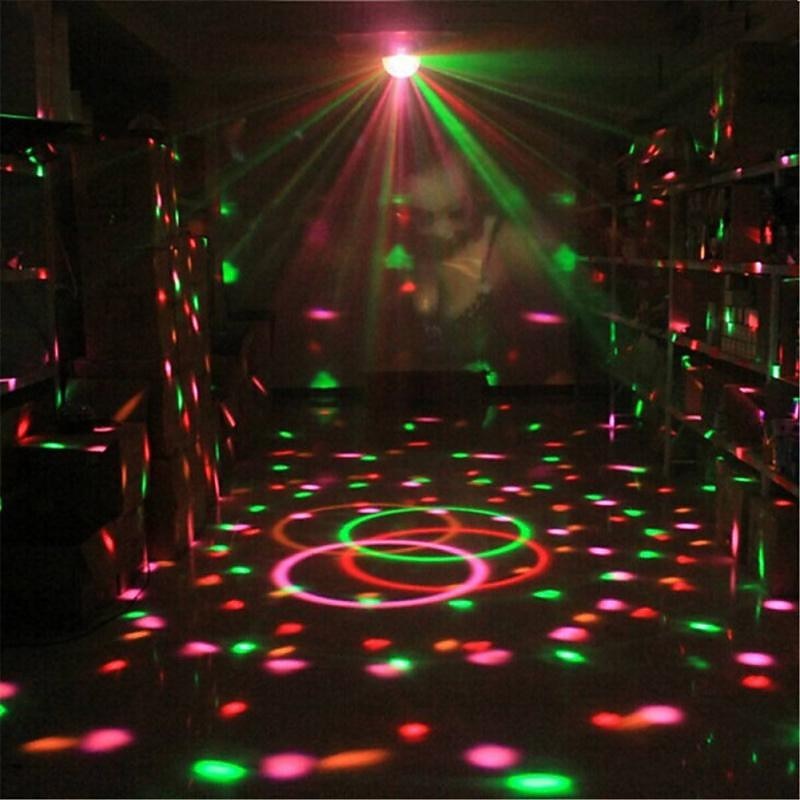Projection lamp night light Led Disco Light Music Sound Activated Stage Lights Mini Rotating Laser Projector Christmas Party Show Effect Lamp with Control4