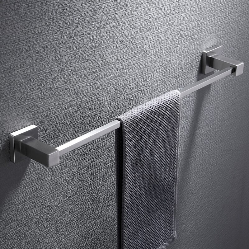 Bathroom Hardware Set Include Bathroom Towel Bar/Robe Hook/Towel Holder 304 Stainless Steel Wall Mounted Silvery 3 pcs3