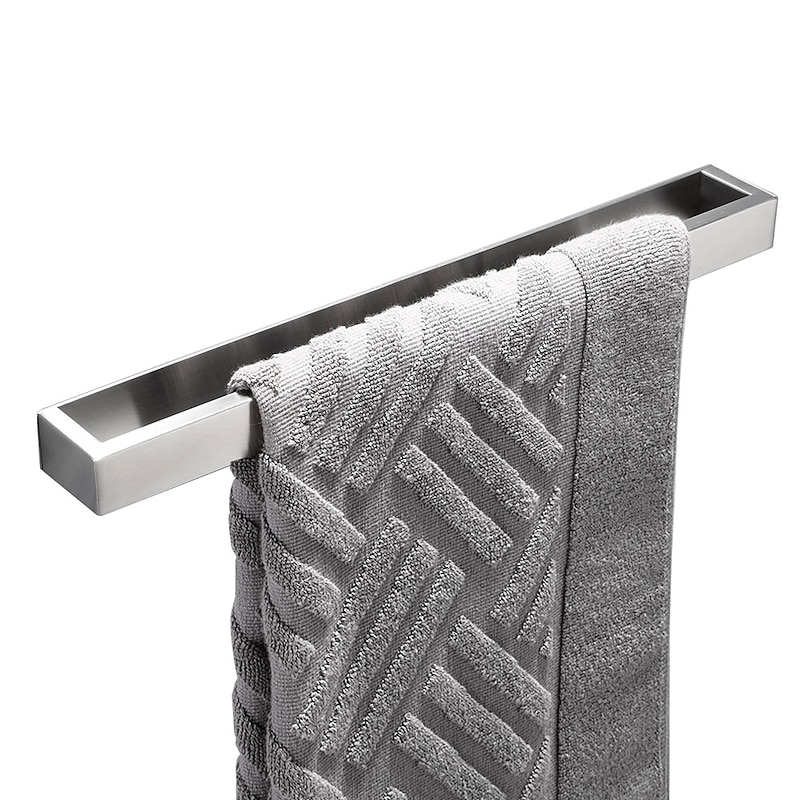 Towel Bar New Design / Self-adhesive / Creative Contemporary / Modern Stainless Steel + A Grade ABS / Stainless Steel 1pc - Bathroom 1-Towel Bar Wall Mounted
