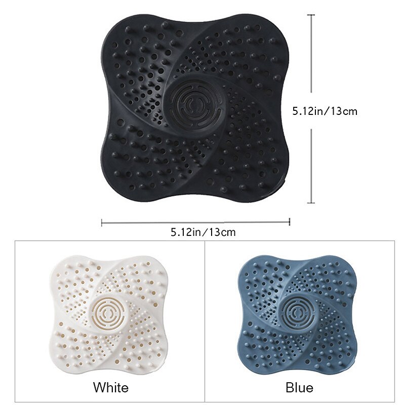 Anti-blocking Hair Catcher Hair Stopper Plug Trap Shower Floor Drain Covers Sink Strainer Filter Bathroom Kitchen Accessories2