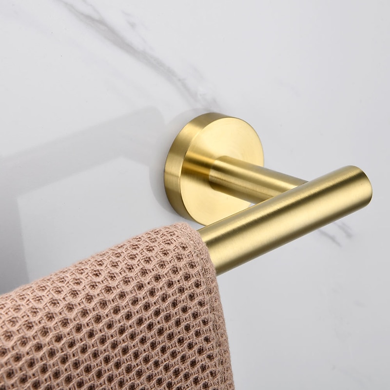 Wall Mounted Towel Rail Towel Bar Stainless Steel Bathroom Shelf Single Rod Wall Mounted New Desig 1 pc 30/40/45/50/60cm2