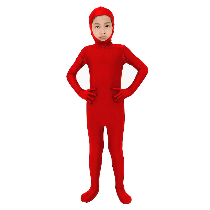Jumpsuit Bodysuit Carnival Costume Full Body Suit Kings Day Men's Men Little Girl Anklet Cuff Charm N / A Lycra Spandex Costume for New Year Kids Kid's2