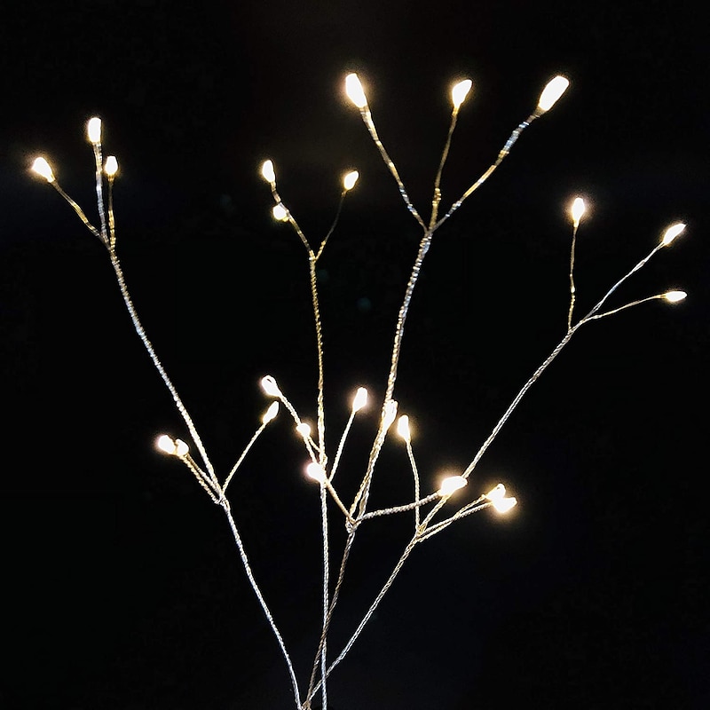 12.5cm String Lights 150 LEDs Warm White White Multi Color Creative Party Christmas Wedding Decoration AA Batteries Powered3