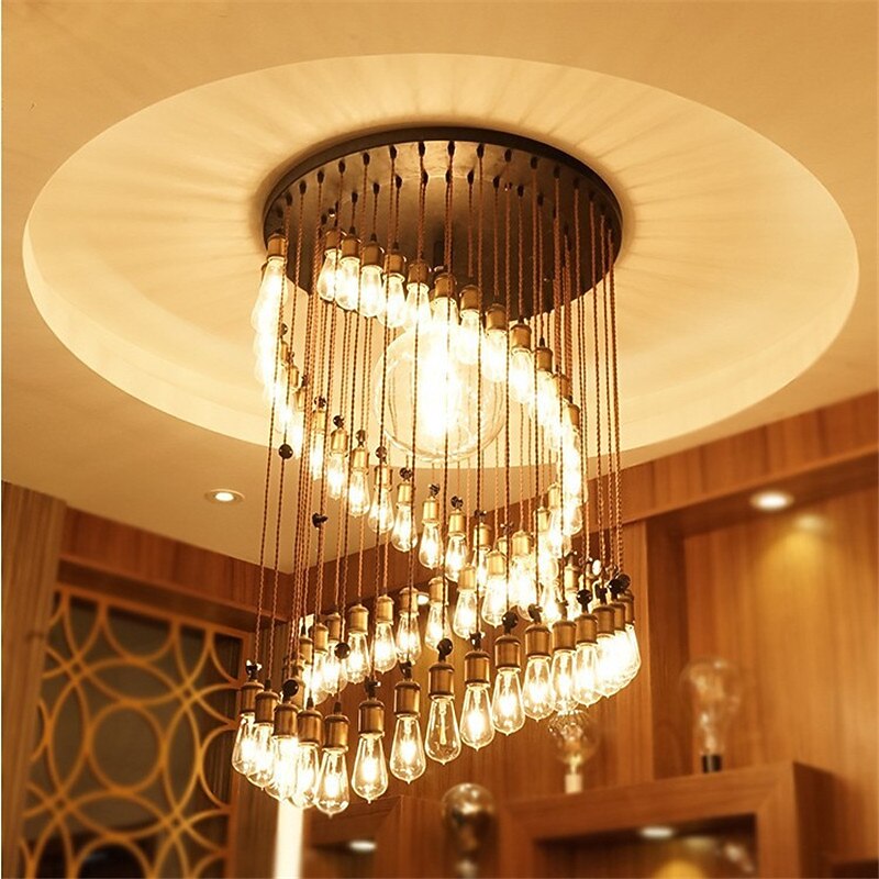 6pcs / 4pcs 40 W E26 / E27 ST64 Warm White Retro / Creative / Dimmable Incandescent Vintage Edison Light Bulb 220-240 V4