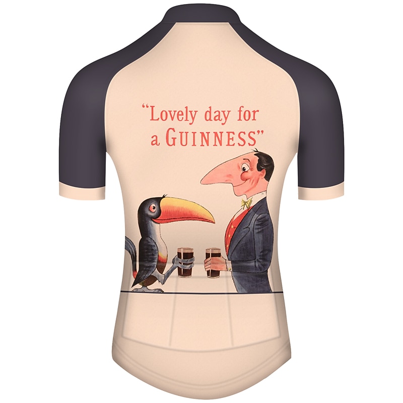 Men's Cycling Jersey Bird Patterned Novelty Short Sleeve Bike Jersey Top with 3 Rear Pockets Mountain Bike MTB Road Bike Cycling Cycling Quick Dry Ultraviolet Resistant Reflective Strips Sports2