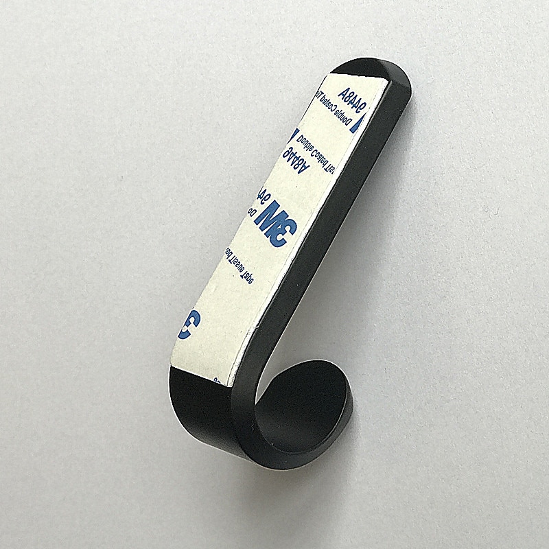 5pcs Self Adhesive Wall Hooks Stainless Steel Towel Hooks No Drilling Wardrobe Hook Self Adhesive Wall Hooks for Hanging Towels, Keys J-Shaped Hook4