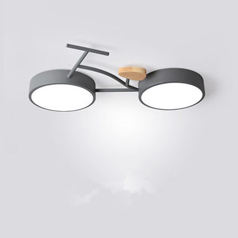 Simple And Creative Child And Boy Room Ceiling Light Led Bicycle Lighting 24W3