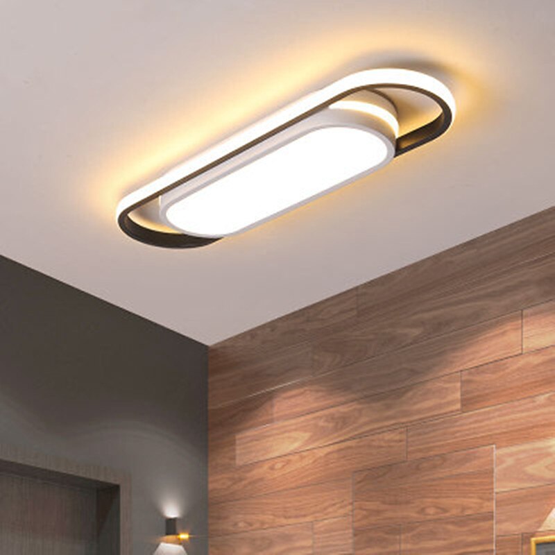 Strip Led Ceiling Light Modern Simple North European Entry Porch Balcony Cloakroom Light 18W