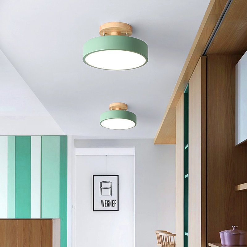 20 cm Ceiling Lights Geometric Shapes Flush Mount Lights Metal Painted Finishes LED Modern 220-240V4