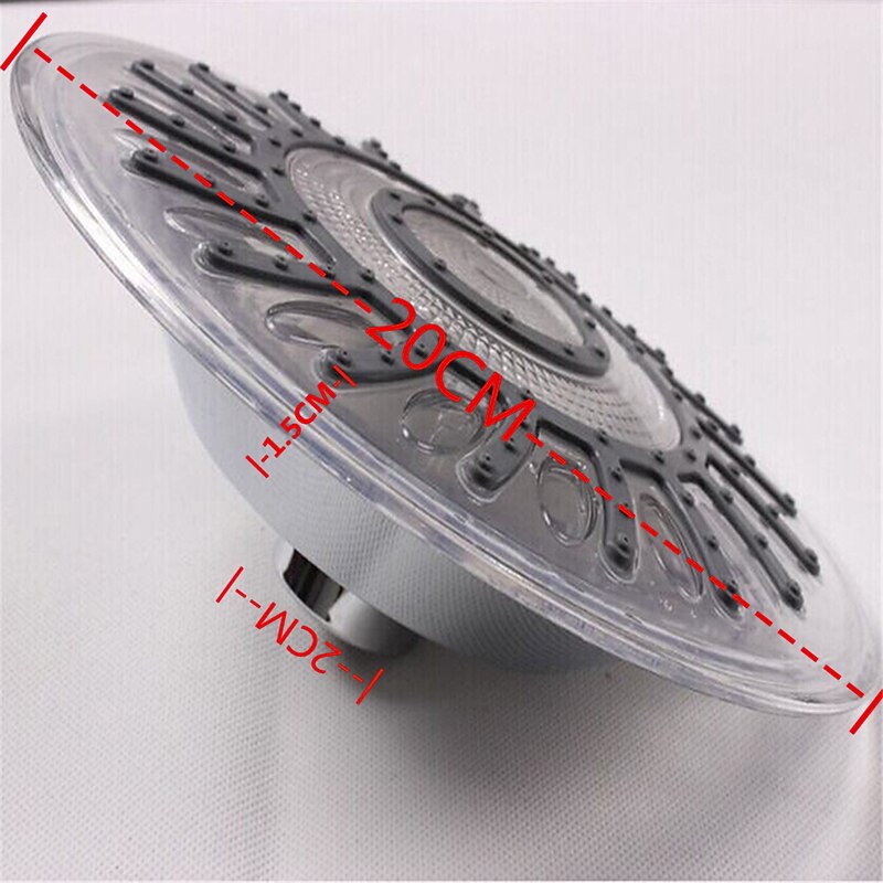 8 inch Rainfall Shower Head Overhead LED, 2 Water Mode 7 Color Changing Shower Top Head Round Glow Light Automatically Showerhead Bathroom Bath3