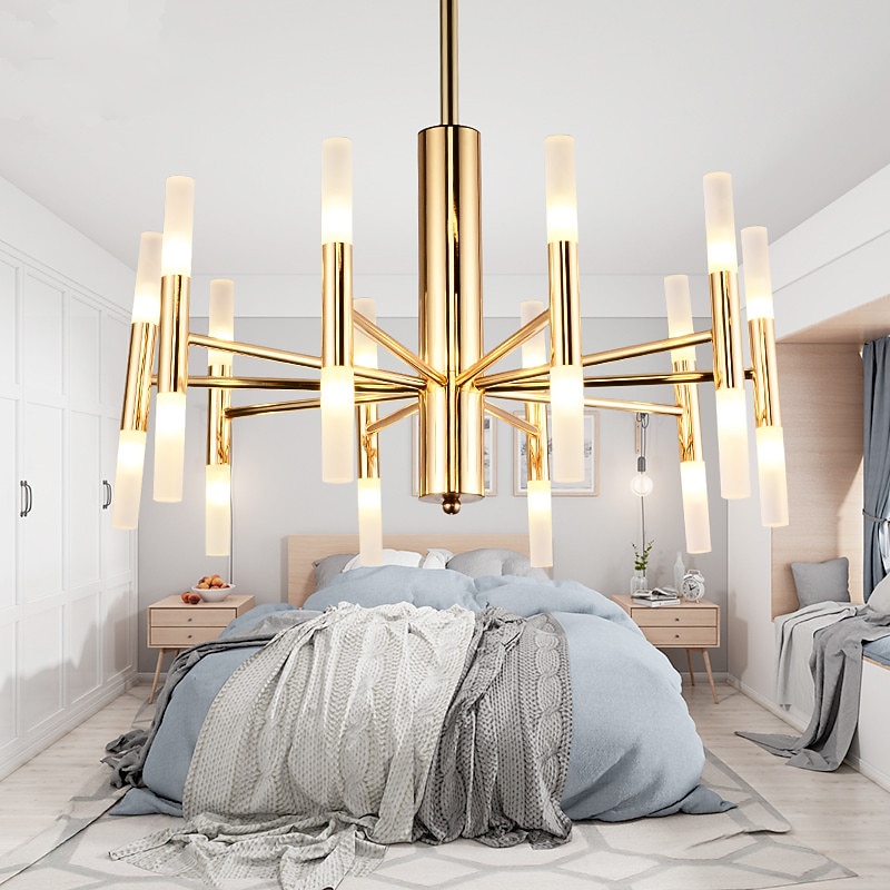 80 cm Sputnik Design Chandelier Metal Basic Electroplated Modern Nordic Style 110-240 V4
