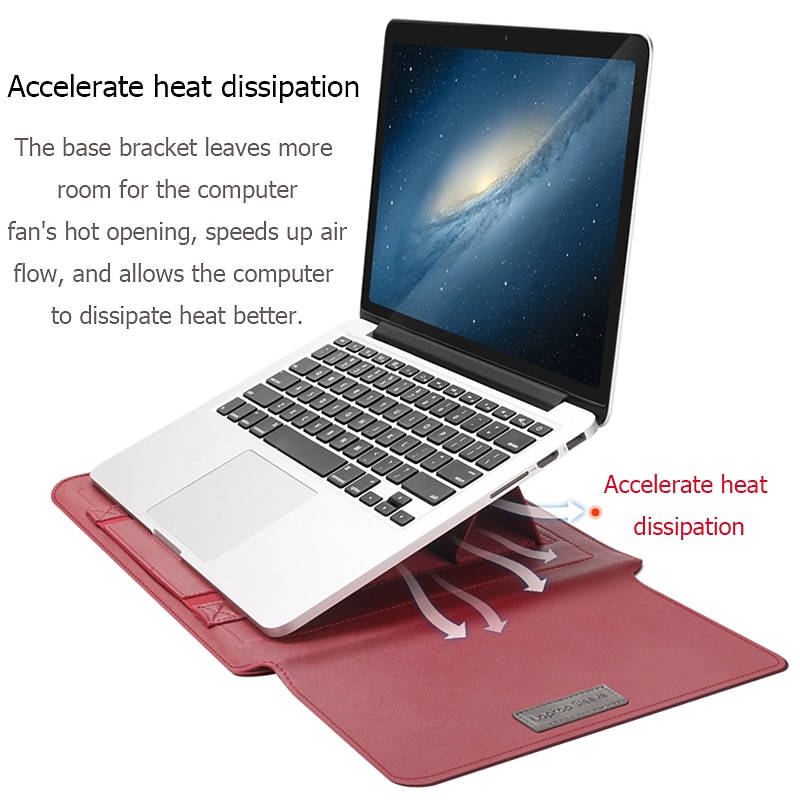 Laptop Sleeves 11.6" 12" 13.3" inch Compatible with Macbook Air Pro, HP, Dell, Lenovo, Asus, Acer, Chromebook Notebook Waterpoof Shock Proof PU Leather Classic Leather for Business Office2