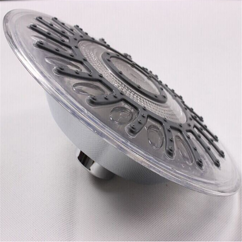 8 inch Rainfall Shower Head Overhead LED, 2 Water Mode 7 Color Changing Shower Top Head Round Glow Light Automatically Showerhead Bathroom Bath2