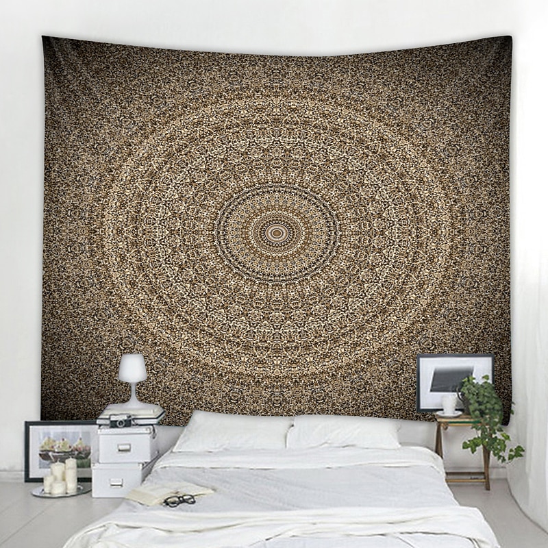 Mandala Bohemian Indian Wall Tapestry Art Decor Blanket Curtain Hanging Home Bedroom Living Room Dorm Decoration Boho Hippie Psychedelic Floral Flower Lotus3