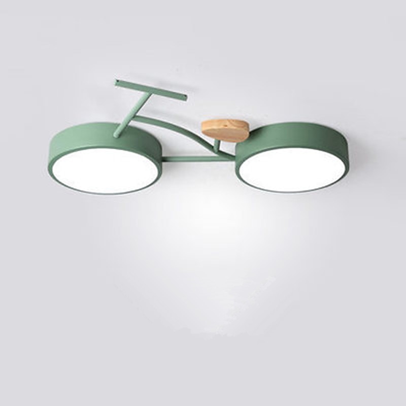 Simple And Creative Child And Boy Room Ceiling Light Led Bicycle Lighting 24W2