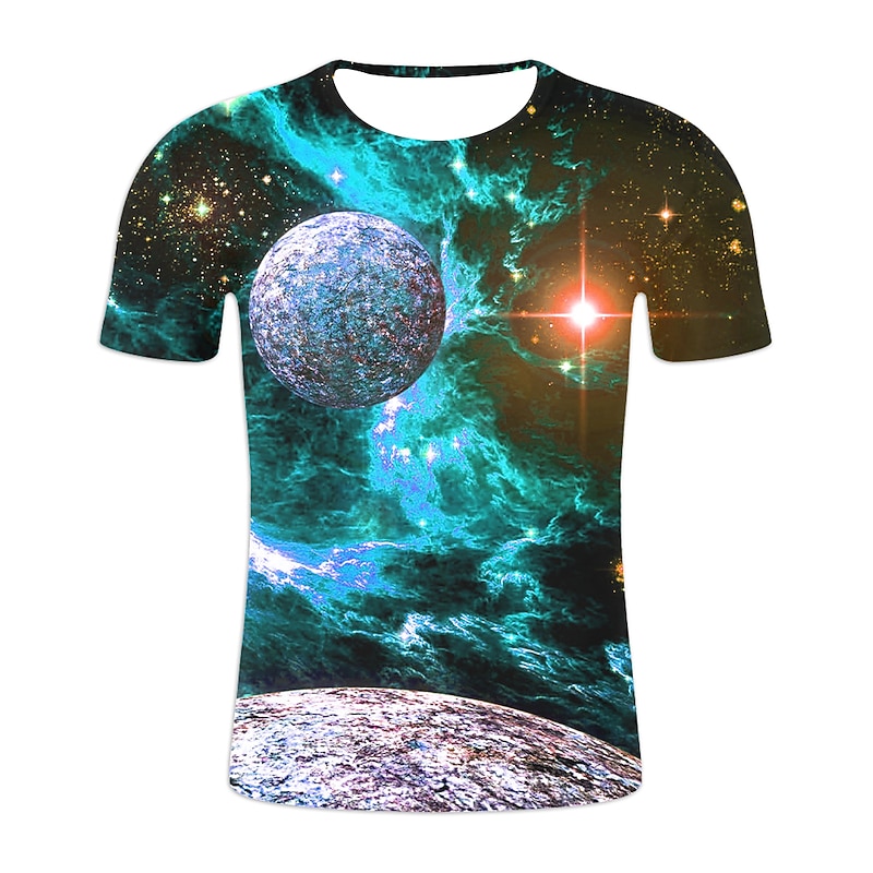 Children's Day Boys 3D Graphic Color Block 3D Print T shirt Tee Short Sleeve 3D Print Summer Streetwear Basic Casual Kids 2-12 Years3