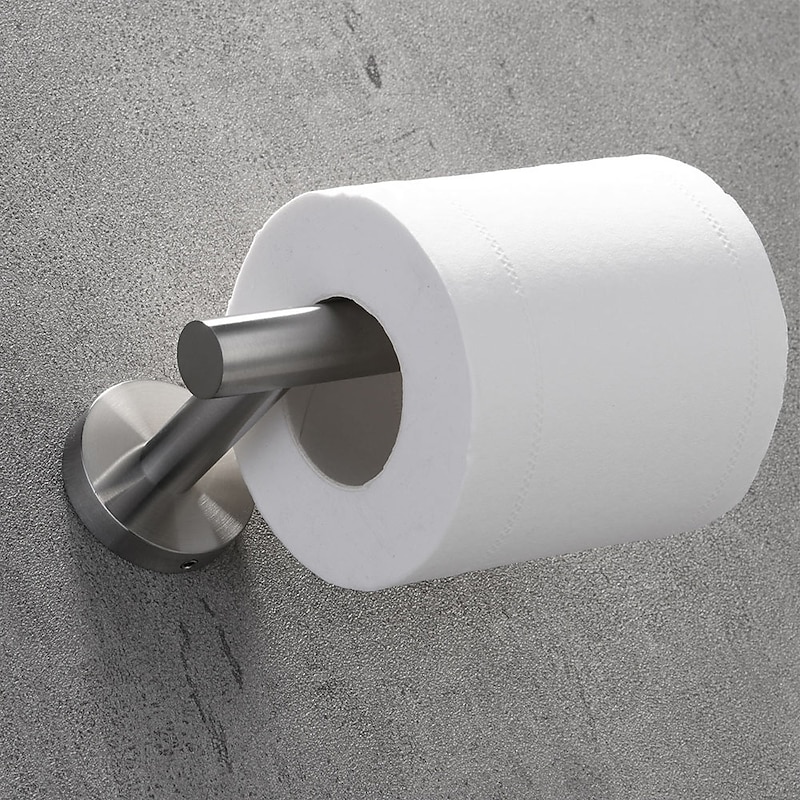 Toilet Paper Holder New Design / Adorable / Creative Contemporary / Modern Stainless Steel / Low-carbon Steel / Metal 1pc - Bathroom Wall Mounted2