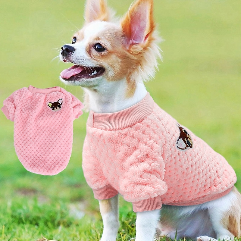Dog Sweater Sweatshirt Puppy Clothes Sweatshirts Jumper Casual Daily Winter Dog Clothing3
