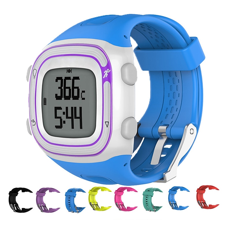 Watch Band for Garmin Forerunner 15 Forerunner 10 Silicone Replacement  Strap Breathable Business Band Wristband