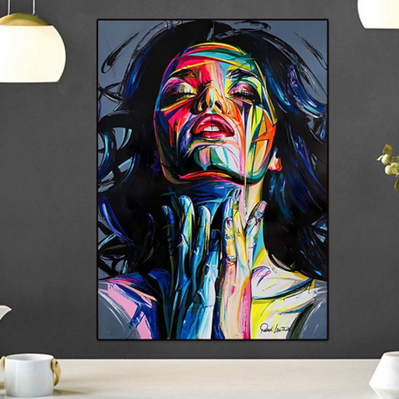 Wall Art Canvas Prints Posters Painting Artwork Picture Portrait Beauty Woman Face Home Decoration Décor Rolled Canvas No Frame Unframed Unstretched4