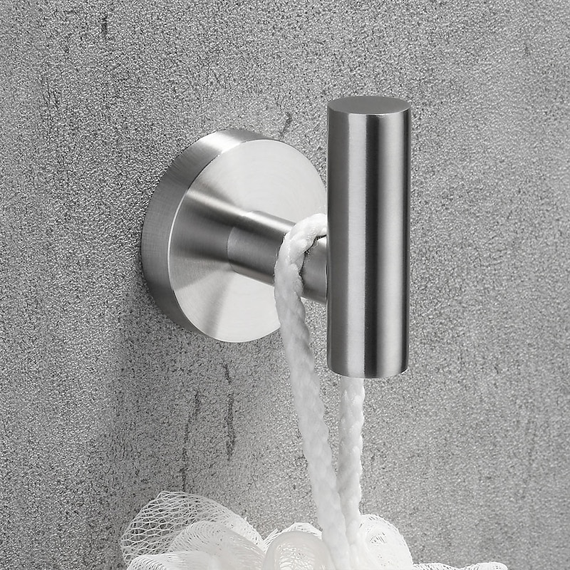 Robe Hook New Design / Adorable / Creative Contemporary / Modern Stainless Steel / Low-carbon Steel / Metal 1pc - Bathroom Wall Mounted